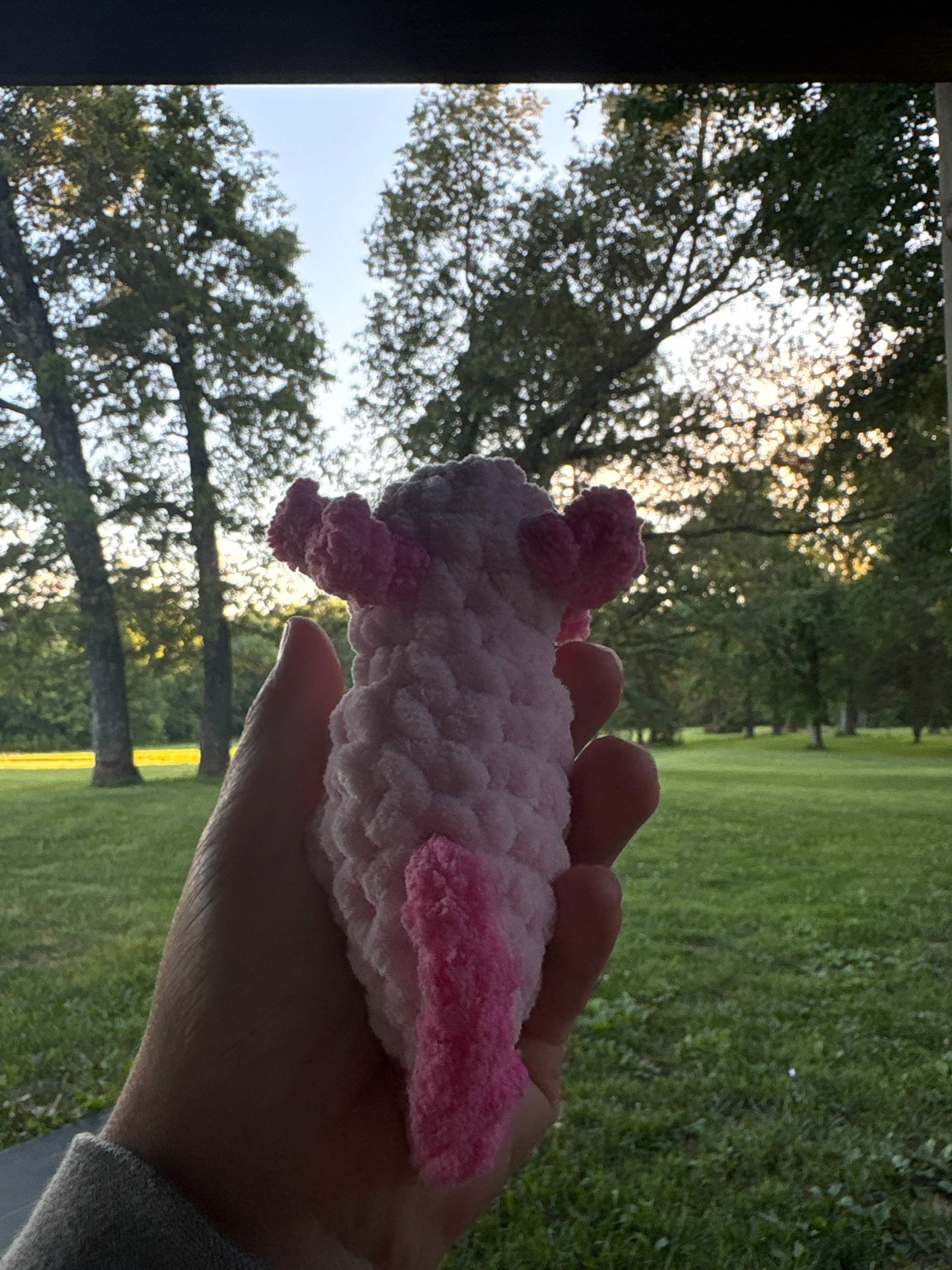 Mini Pink axolotl
